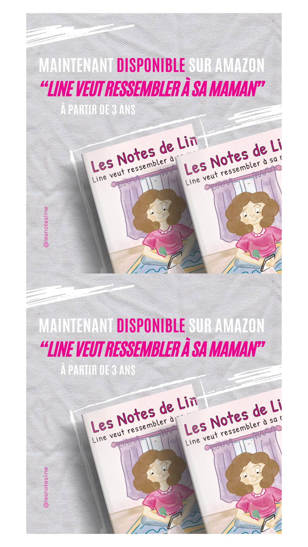 Annonce: La nouvelle édition de « Line veut ressembler à sa maman » est là !