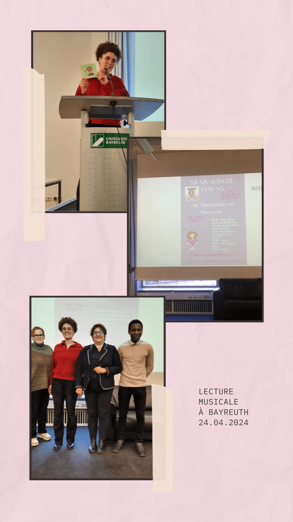 Lecture bilingue à&nbsp;Bayreuth